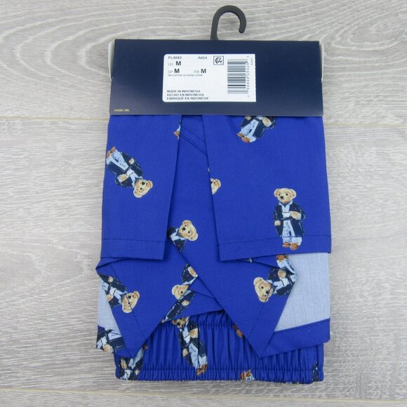 Polo Ralph Lauren Bear Boxer Briefs Mens Size Medium Royal Blue NEW - Picture 8 of 11